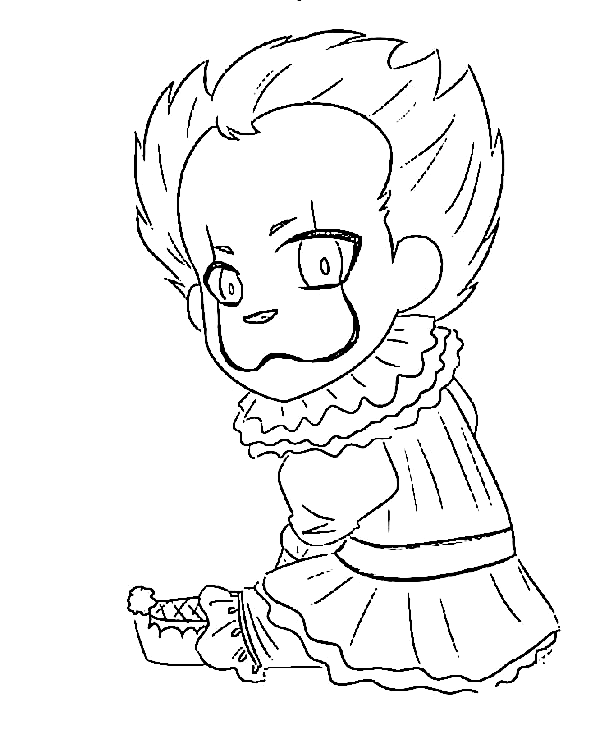Pennywise coloring pages printable for free download