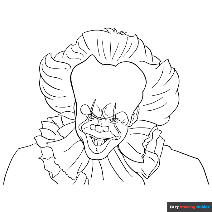 Free printable scary halloween coloring pages for kids