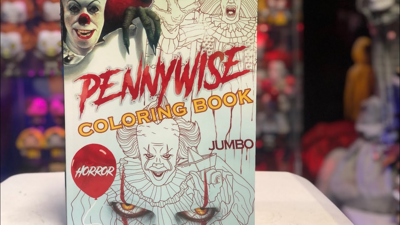 It ovie pennywise the clown coloring book review ððððð