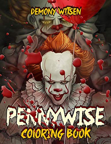 Pennywise coloring book it clown coloring book for horror movie fans on ilippines