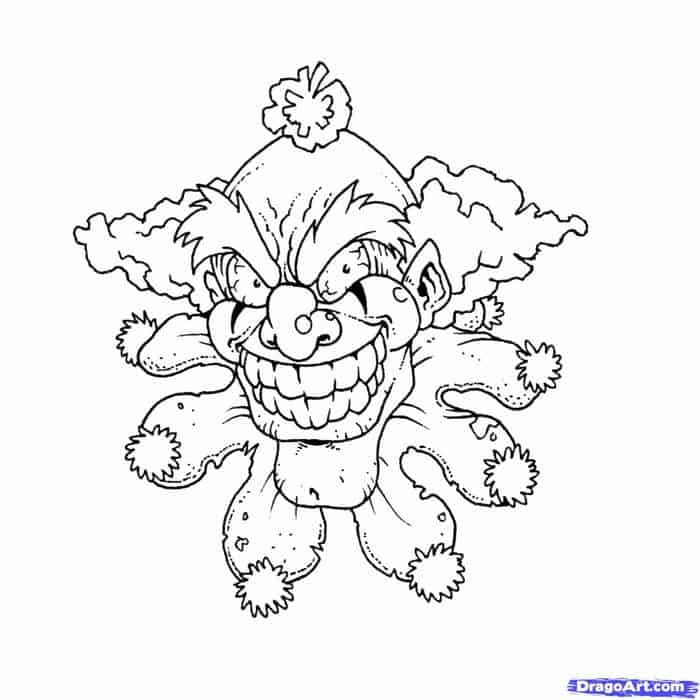 Pennywise colorg pages ideas with prtable pdf