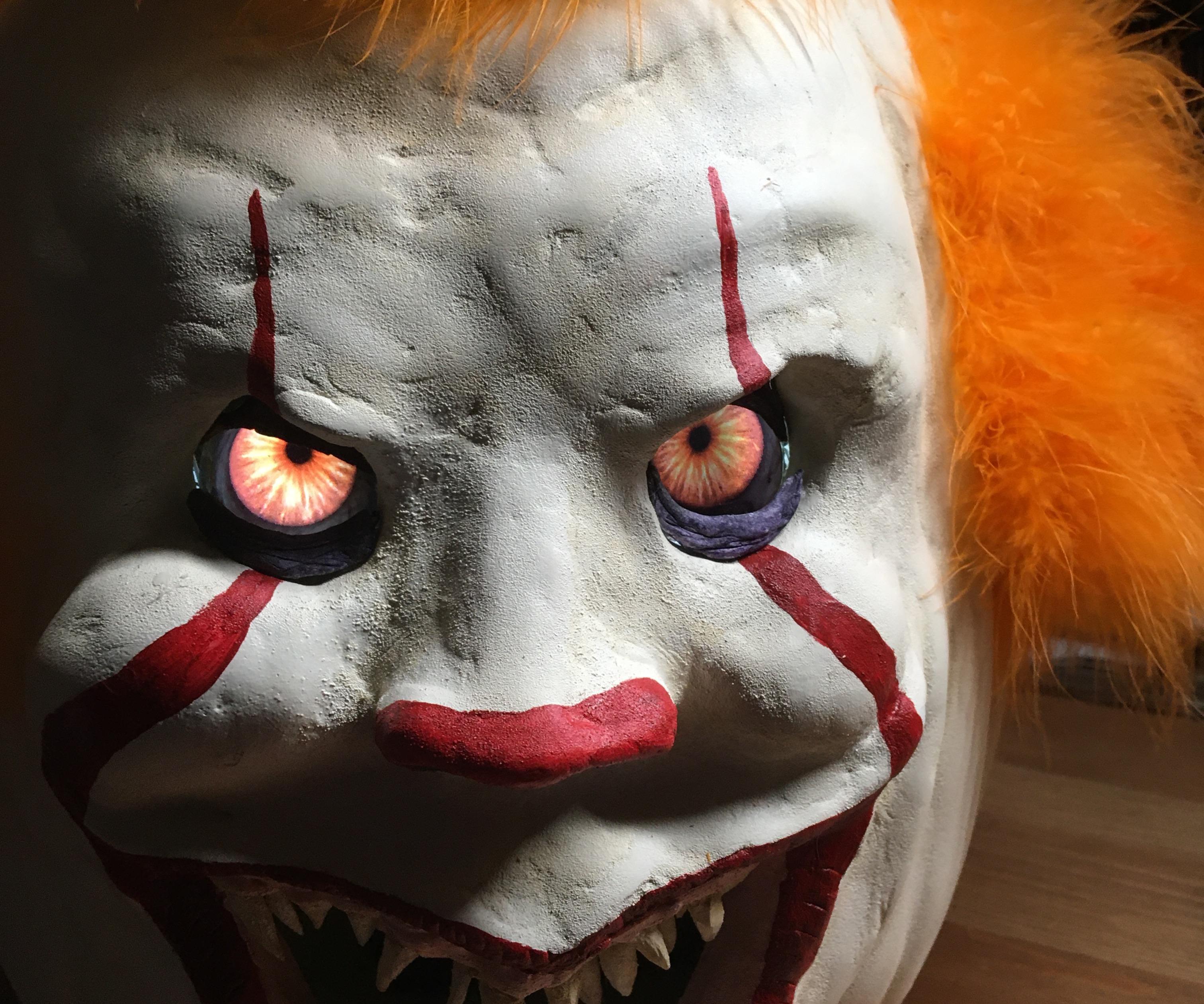 Pennywise pumpkin steps with pictures