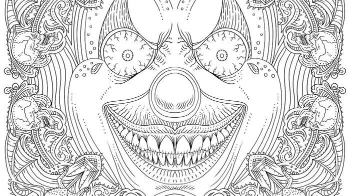 Pennywise coloring pages ideas with printable pdf