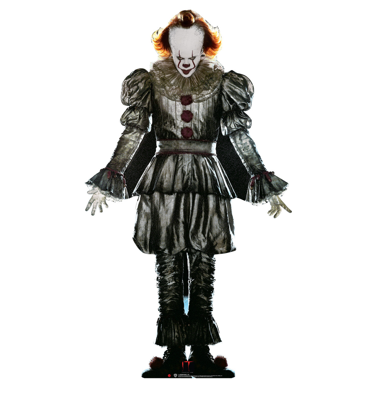 Cardboard cutout of pennywise from it chapter movie