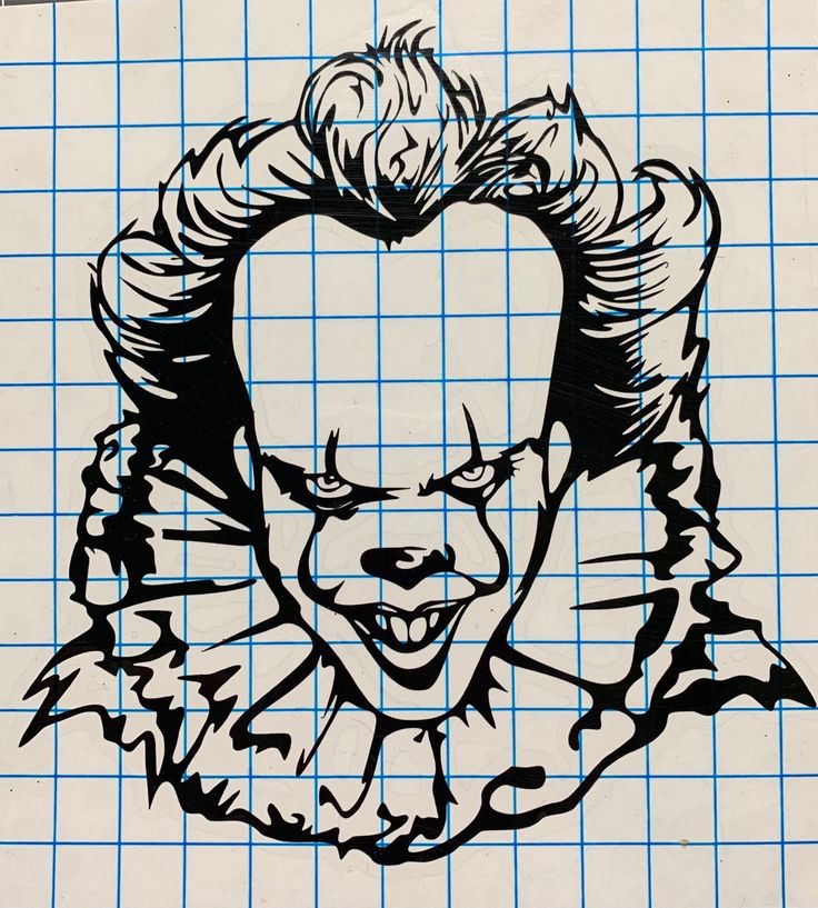 Pin by haleigh haynes on rachels attic ideas joker tattoo design pennywise painting pennywise tattoo