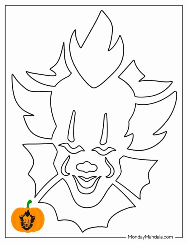 Pumpkin carving stencils free pdf printables