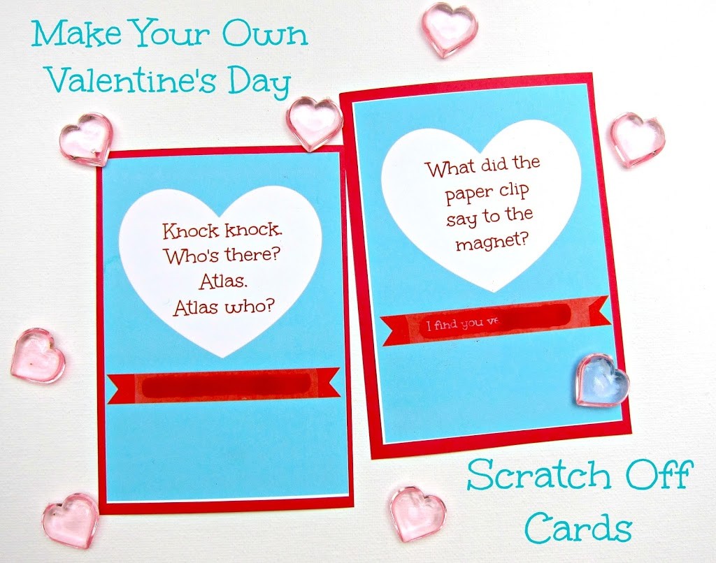 Diy scratch off valentine cards