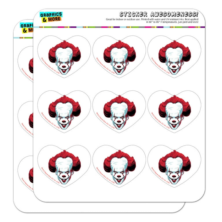 It pennywise e home heart shaped planner calendar scrapbook craft stickers