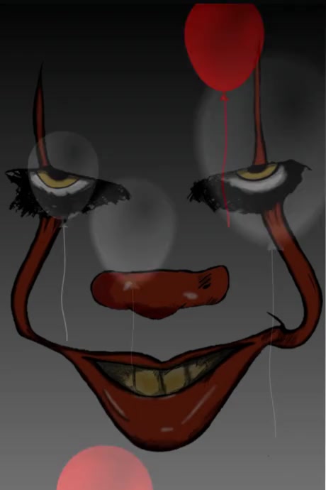 Pennywise it flyer template