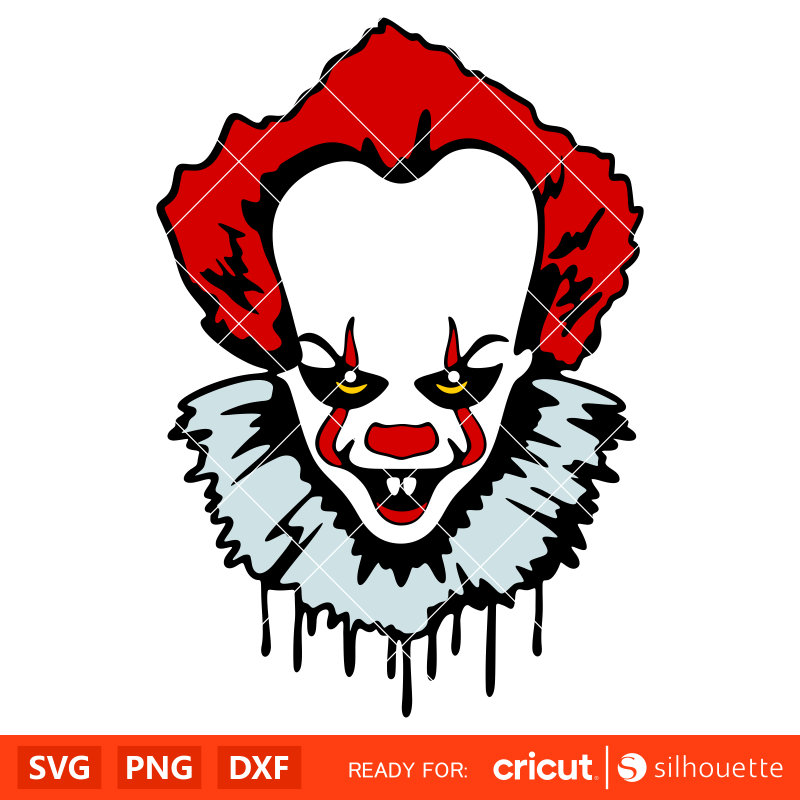 Pennywise clown svg dancing clown svg halloween svg horror movie svg cricut silhouette vector cut file â ovalery svg