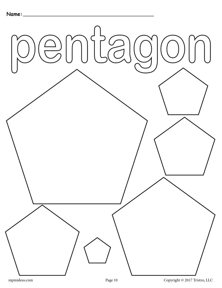 Pentagons coloring page shape coloring pages alphabet coloring pages coloring pages
