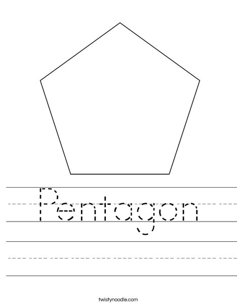 Pentagon worksheet