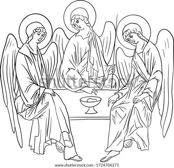 Christian holiday pentecost holy spirit day stock vector royalty free