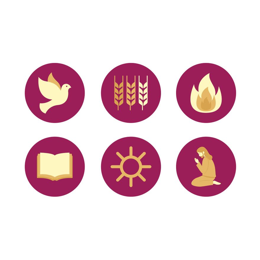 Free pentecost sunday icons