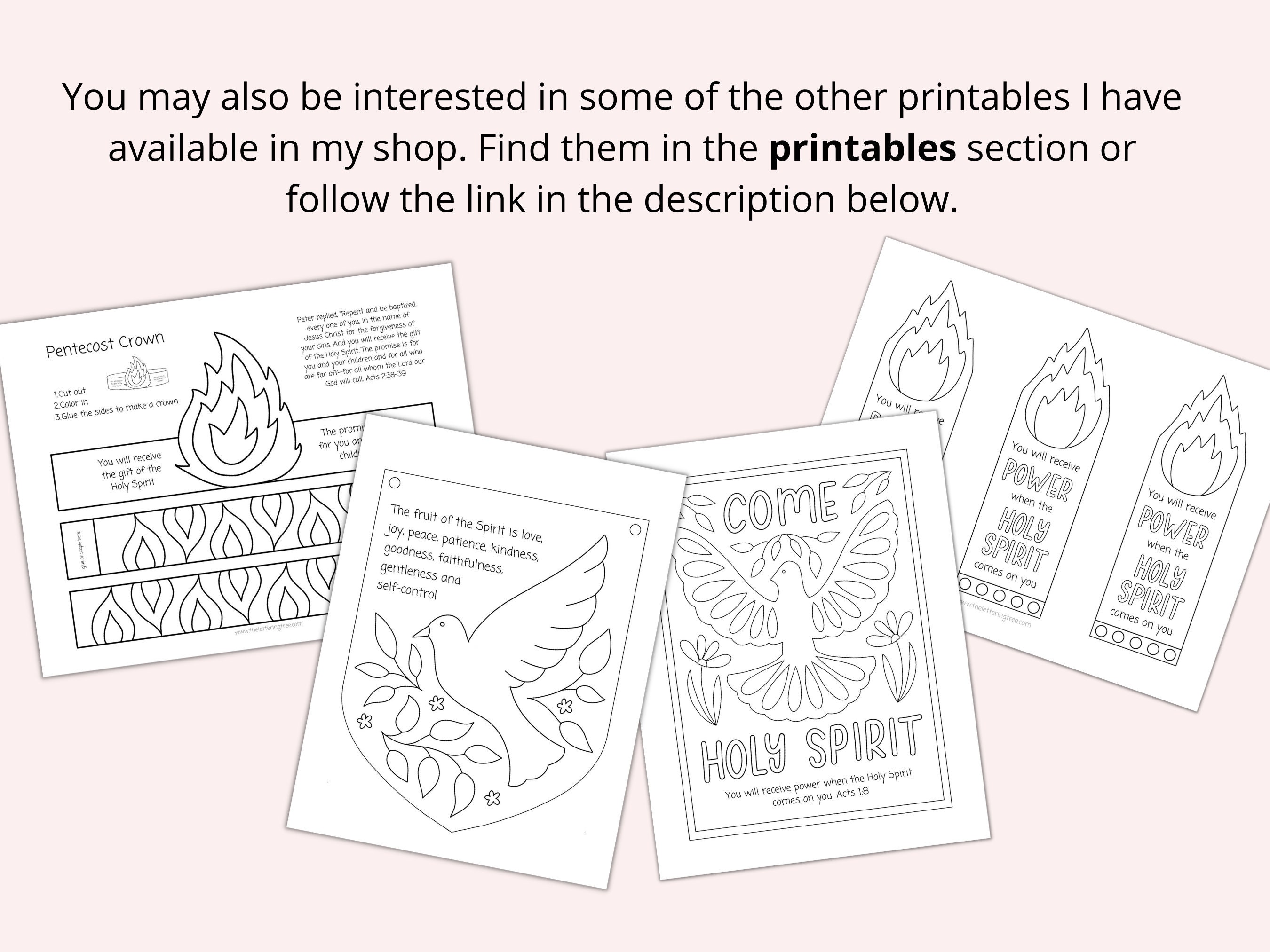 Printable pentecost craft holy spirit craft pentecost coloring page sunday school craft bible crafts for kids christian craft
