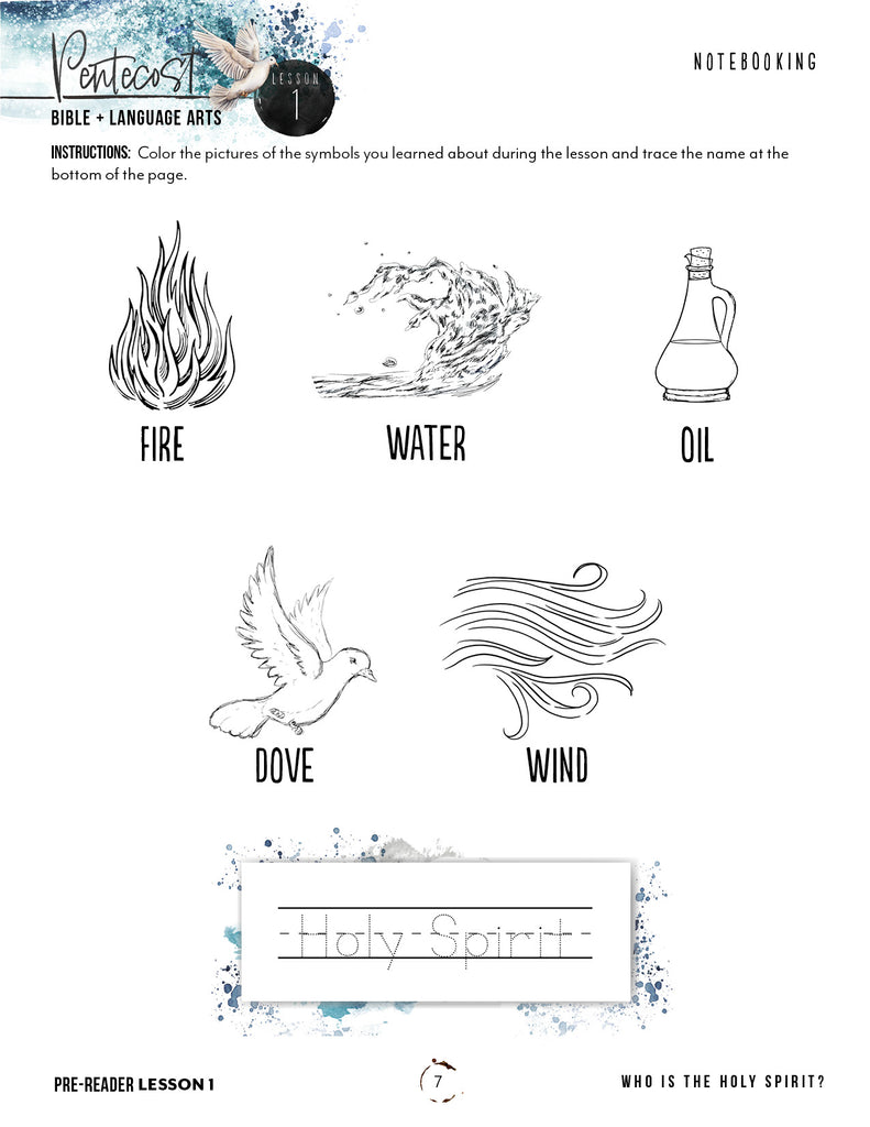 Pentecost mini unit printed books â gather round homeschool usa
