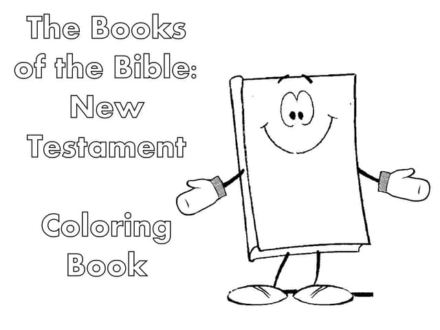 The books of the bible coloring book