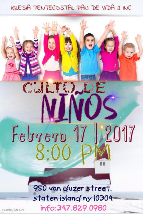 Culto de ninos template