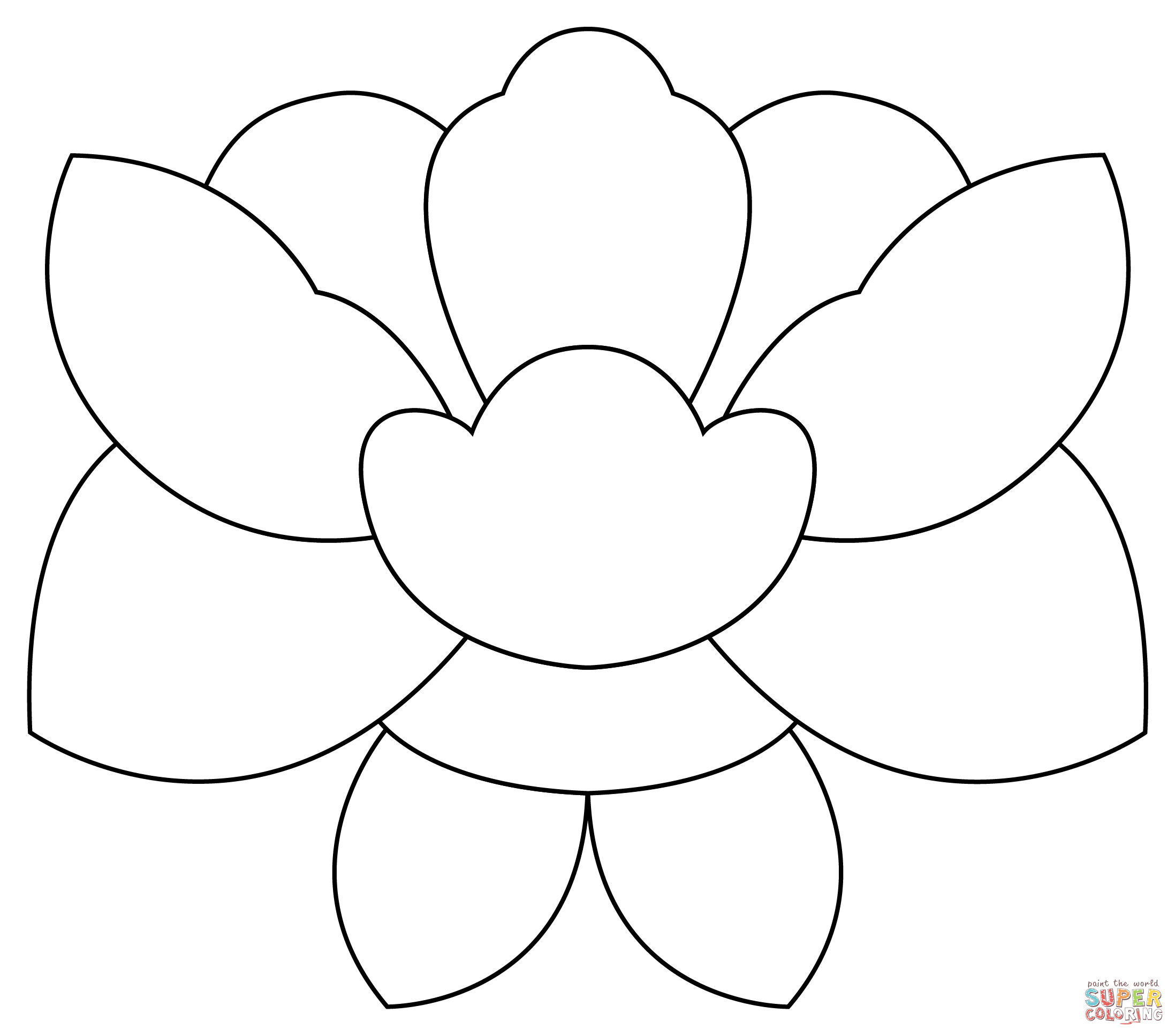 Peony coloring page free printable coloring pages
