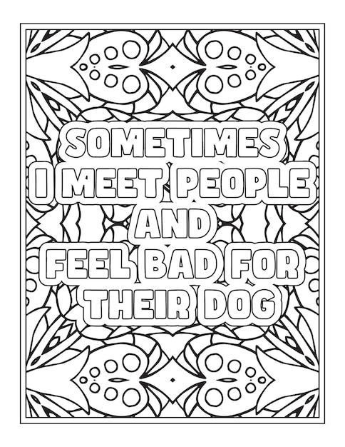 Premium vector sarcastic quotes coloring pages