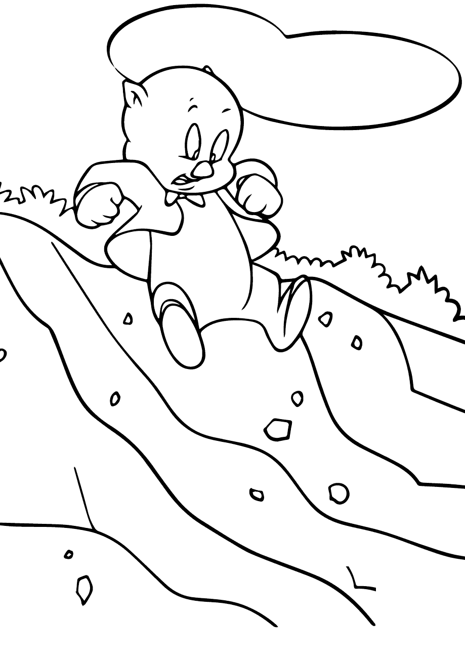 Pepã le pew coloring page