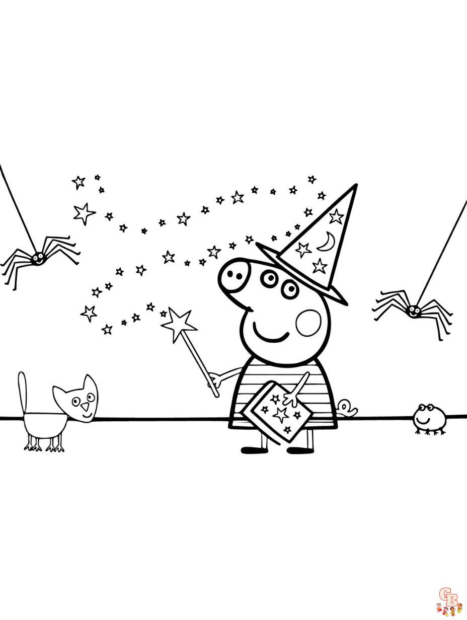Peppa pig coloring pages a fun and engaging activity for kids