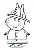 Peppa pig coloring pages free coloring pages