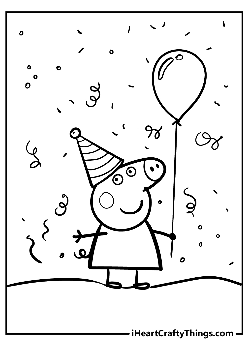 Peppa pig coloring pages free printables