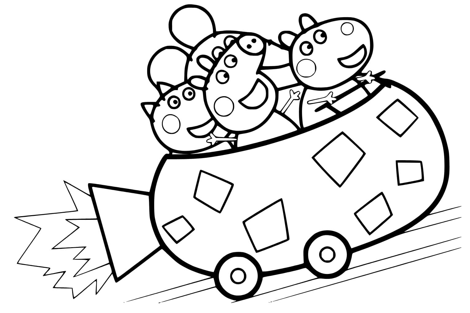 Peppa pig coloring pages