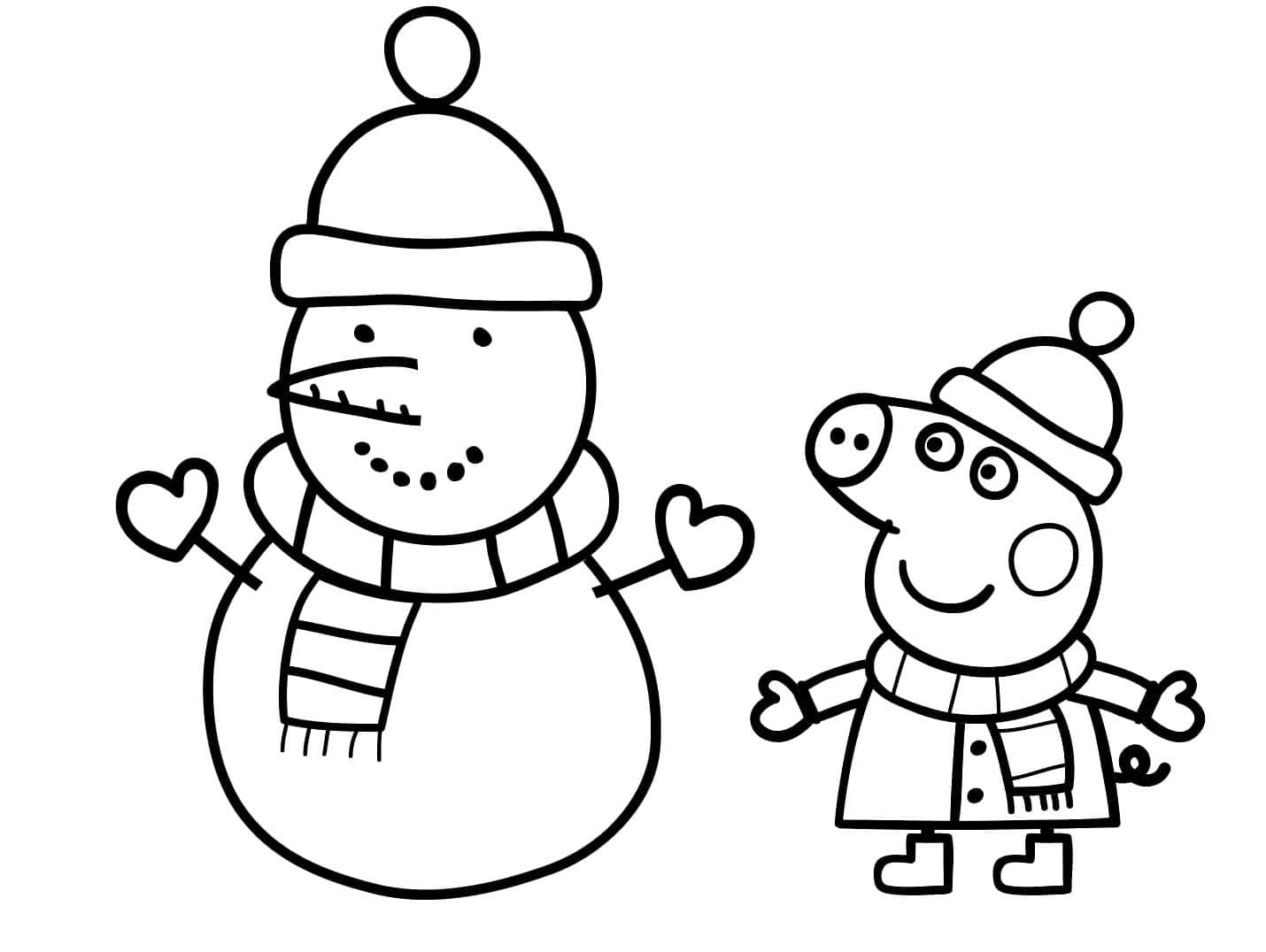 Peppa pig coloring pages
