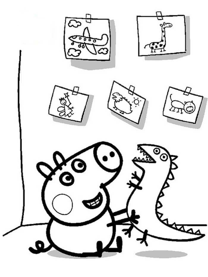 Peppa pig para colorir portal escola ensina desenho da peppa para imprimir