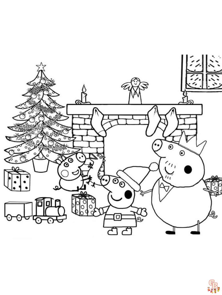 Peppa pig coloring pages a fun and engaging activity for kids
