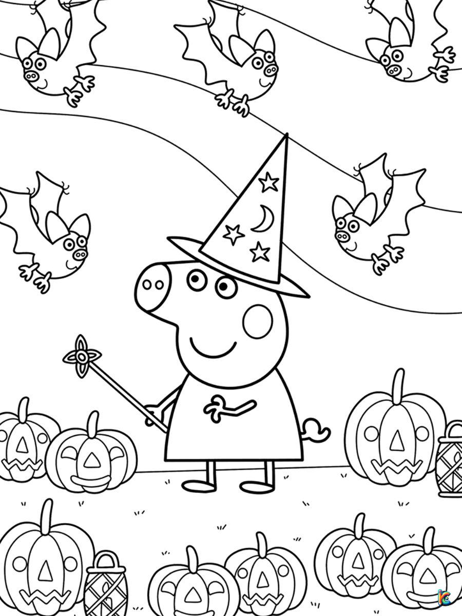 Peppa pig coloring pages â