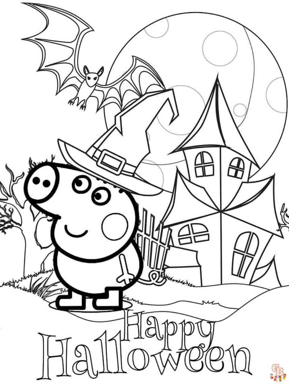 Peppa pig coloring pages a fun and engaging activity for kids