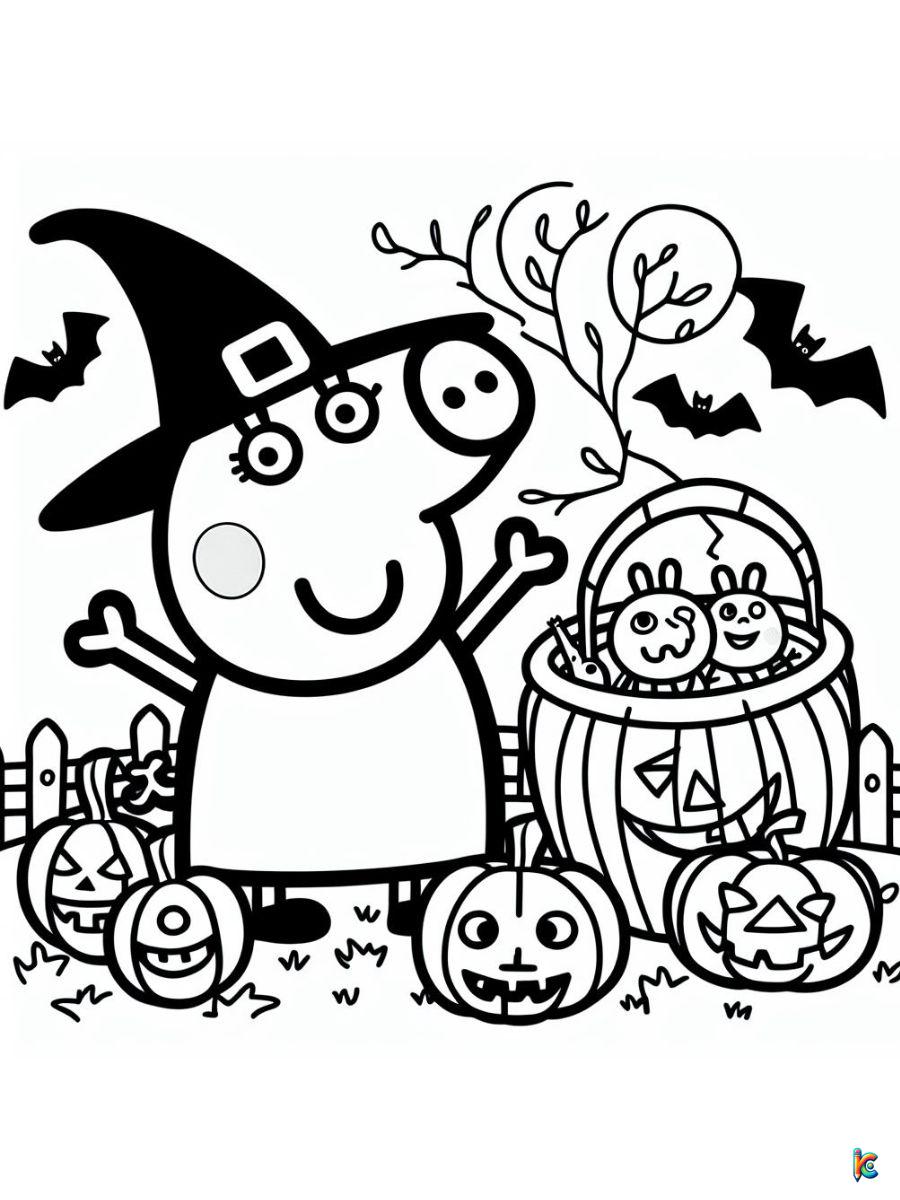 Peppa pig coloring pages â