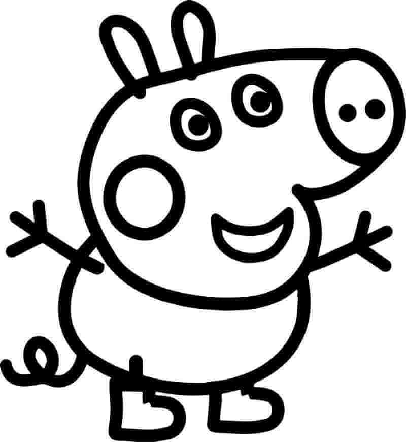 Peppa pig coloring pages