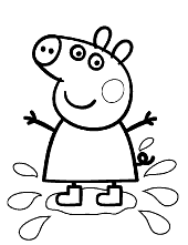 Printable peppa pig coloring pages