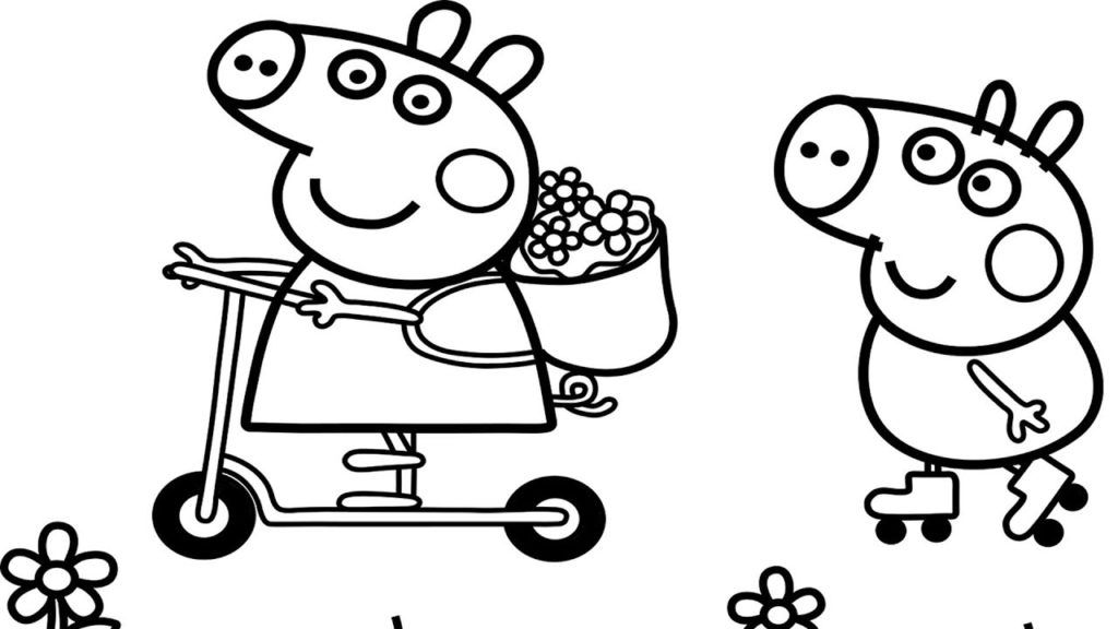 Printable coloring pages peppa pig colouring peppa pig coloring pages cartoon coloring pages