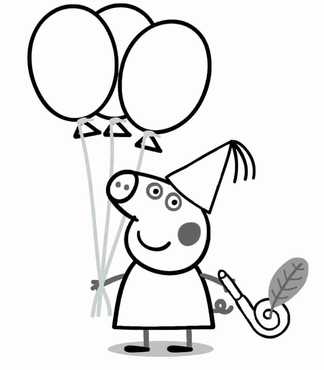 Peppa pig coloring pages