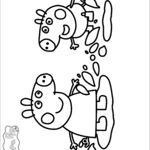Peppa pig coloring pages printable for free download