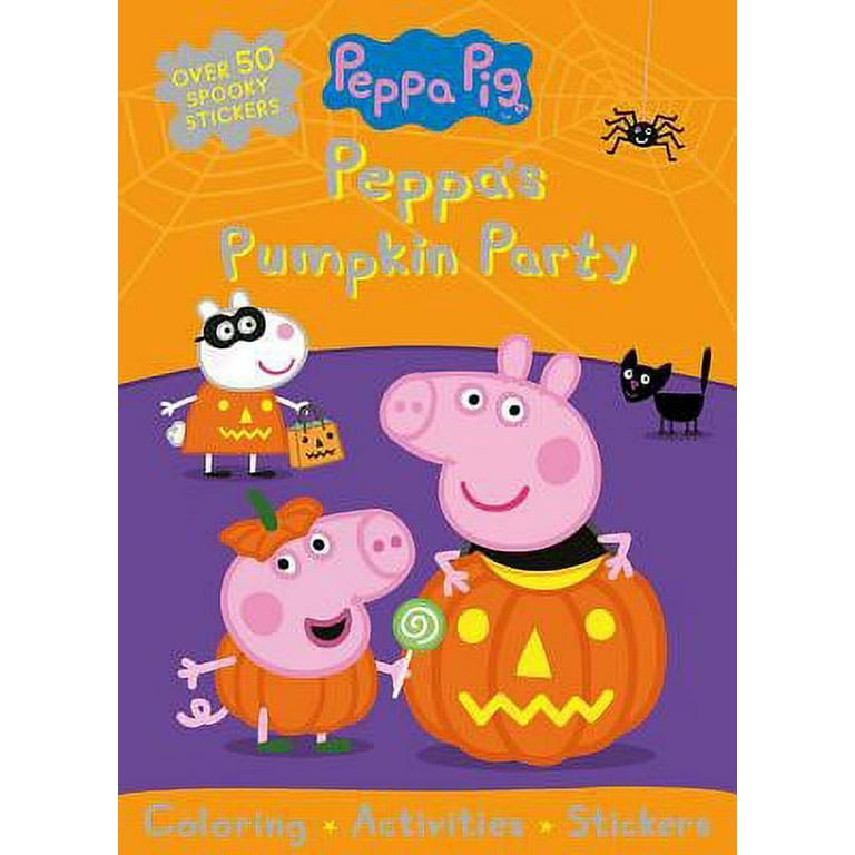 Peppa pig peppas pumpkin party coloring activities stickers paperback