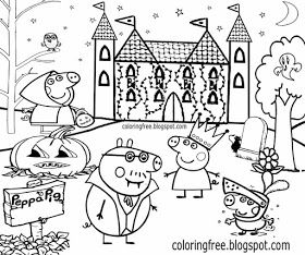 Free coloring pag printable pictur to color kids drawing ideas cartoon peppa pâ halloween pictur to draw coloring pag for kids peppa pig coloring pag