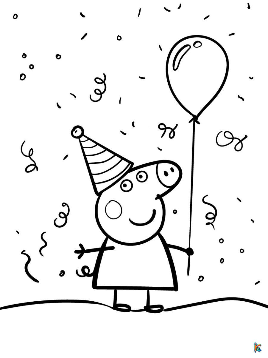 Peppa pig coloring pages â