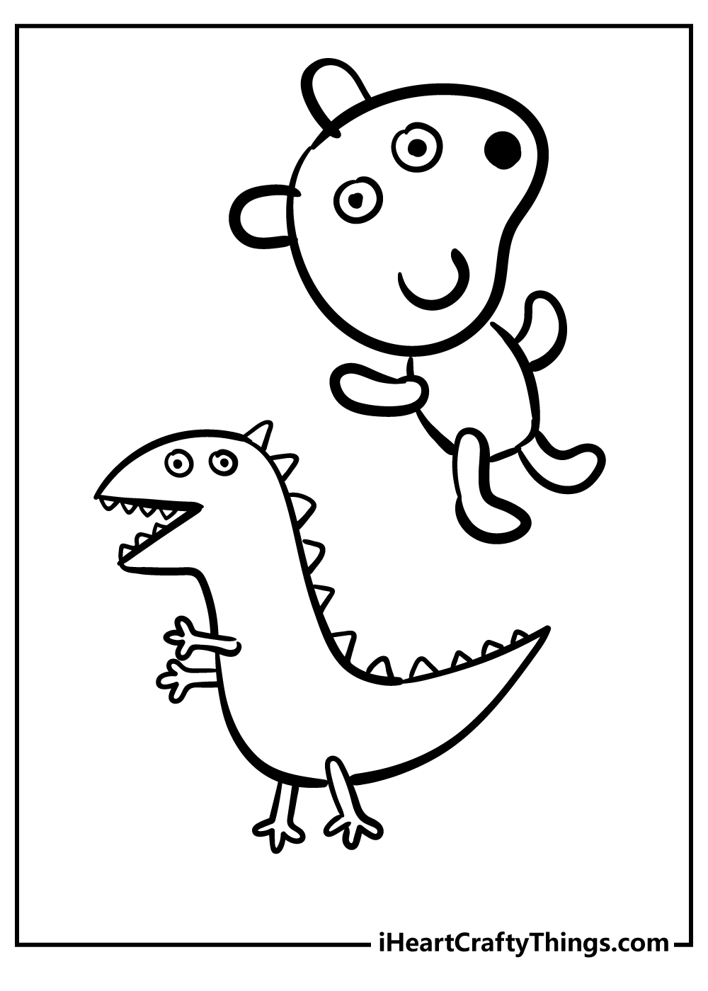 Peppa pig coloring pages free printables