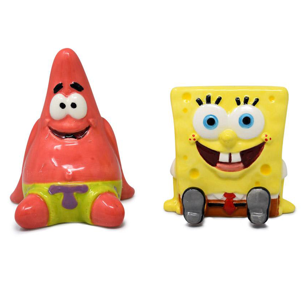 Spongebob squarepants salt and pepper shaker set â spongebob squarepants shop