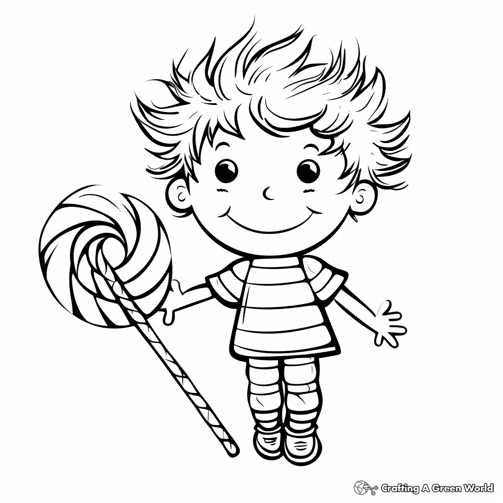 Peppermint coloring pages