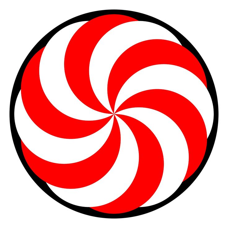 Festive peppermint candy clipart collection