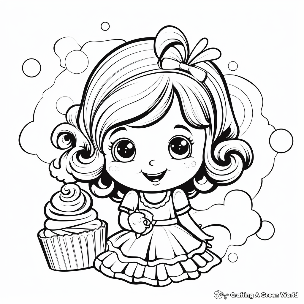 Peppermint coloring pages