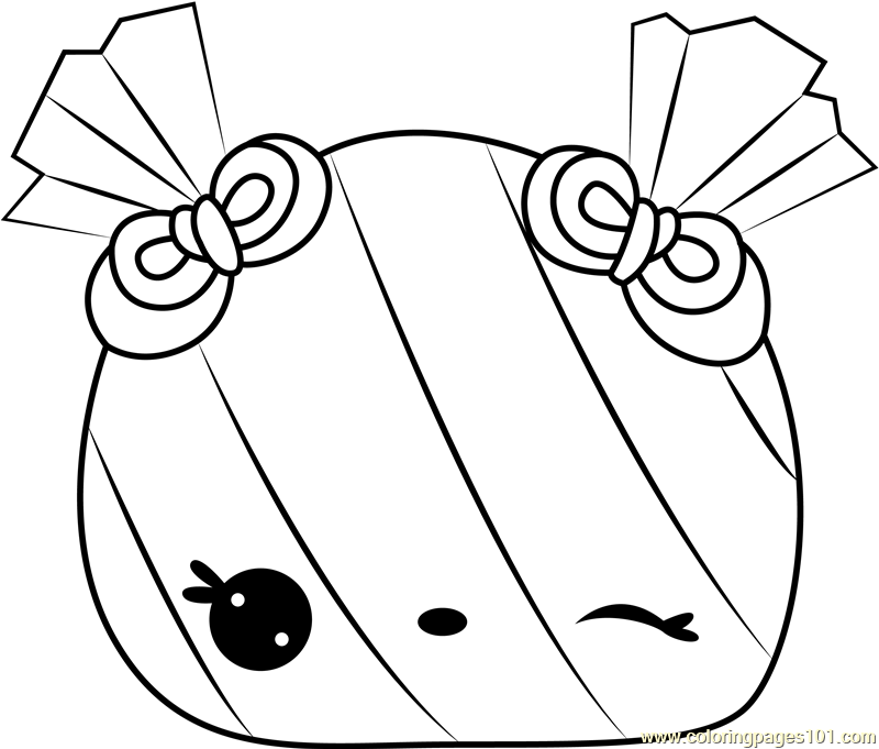 Peyton peppermint coloring page for kids