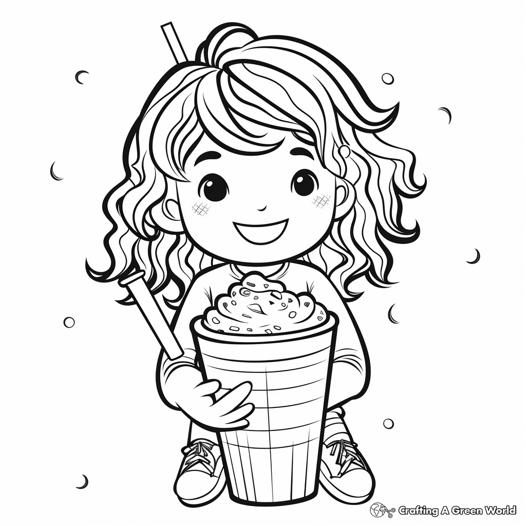 Peppermint coloring pages